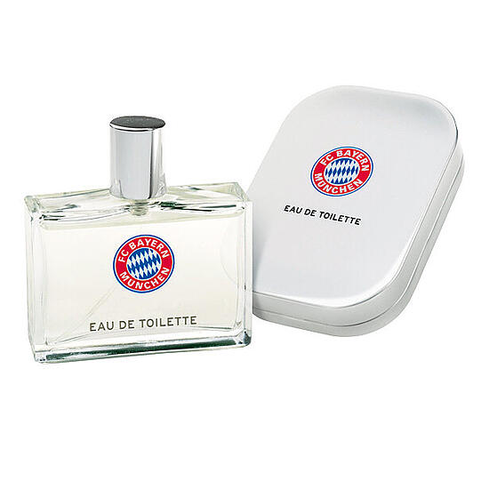 ... und selbstverständlich sein eigenes Eau de Toilette.