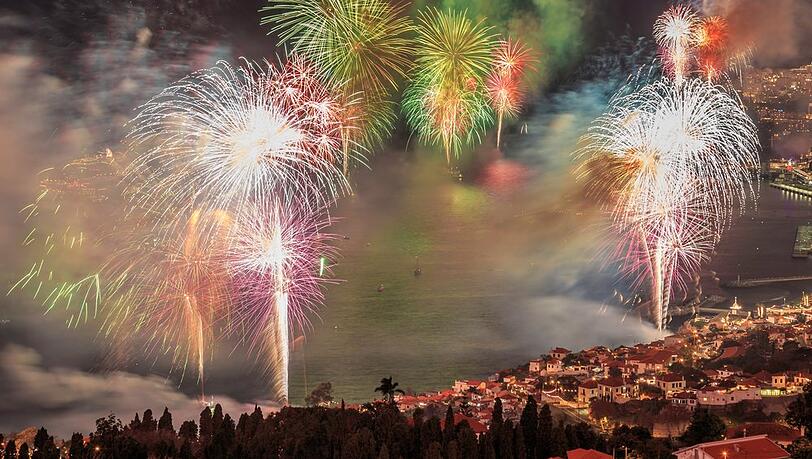 So sieht Silvester auf Madeira aus.