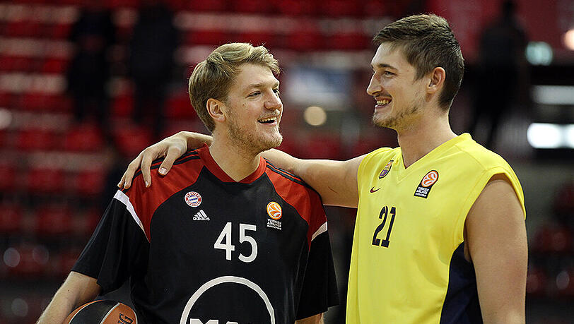 Werden so schnell keine Bayern-Kollegen: Jan-Hendrik Jagla (links) und Barcelonas Tibor Pleiss. Werden so schnell keine Bayern-Kollegen: Jan-Hendrik Jagla (links) und Barcelonas Tibor Pleiss.