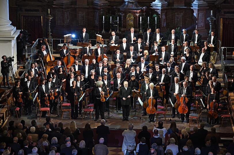 Die Münchner Philharmoniker in St. Florian.