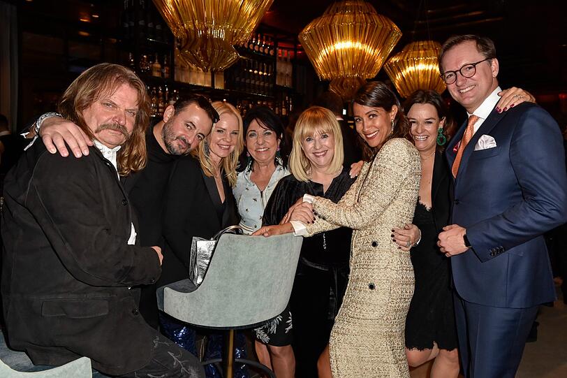 Leslie Mandoki, Alexandra Holland, Regine Sixt, Patricia Riekel und Rabea Schif