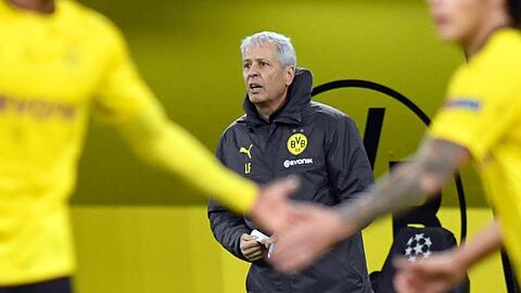 War trotz des glanzlosen Sieges sehr zufrieden: Dortmunds Trainer Lucien Favre.