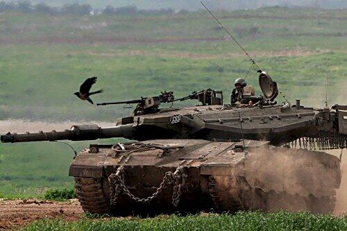 Ein israelischer Panzer