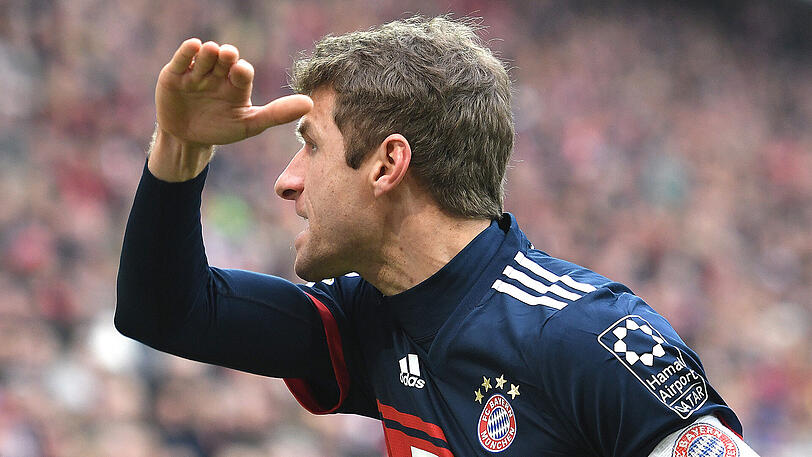 Auf der Suche nach einem Liga-Konkurrenten für den FC Bayern? - Thomas Müller im Spiel gegen den FSV Mainz 05.