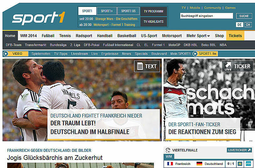 "Sport1" glaubt an den großen Traum vom Titel.