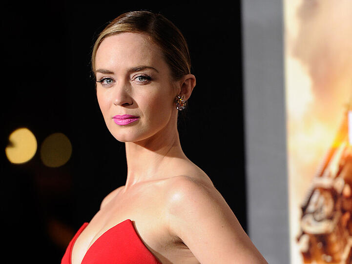 Heldenhafte Pose: Emily Blunt bei einer Filmpremiere im Mai