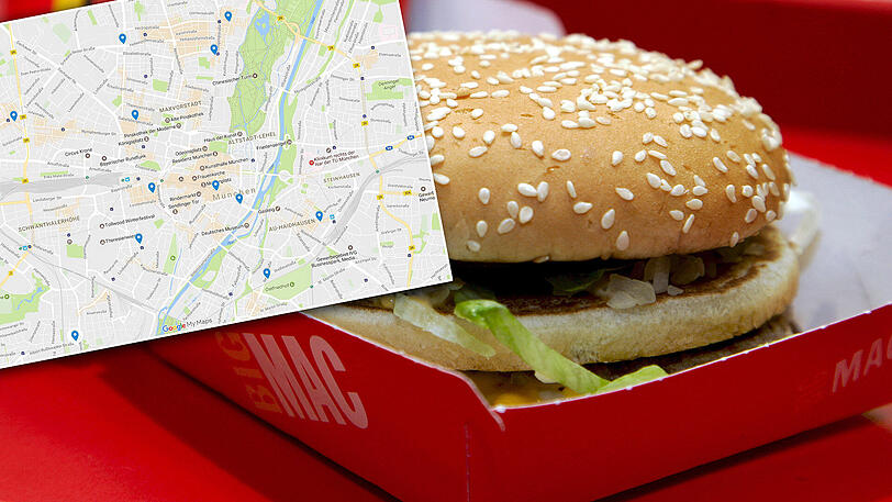 Den Burger direkt an die Haustür - das ist in München bald in 13 Filialen möglichen, die dann einen speziellen Lieferservice anbieten. (Archivbild)