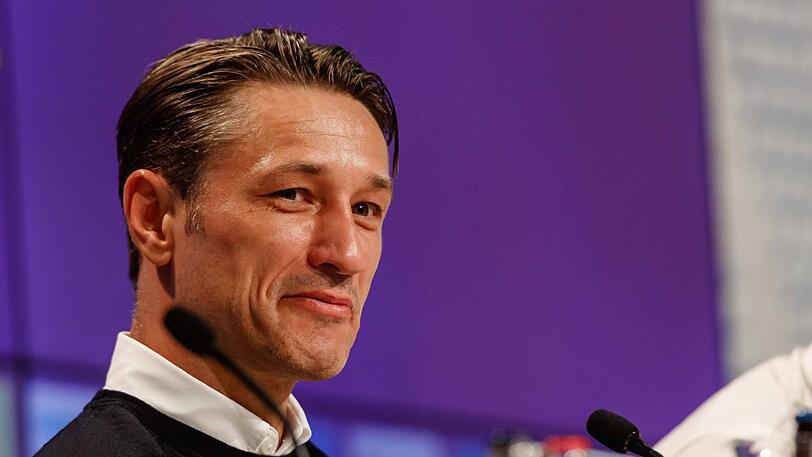 Niko Kovac auf einer Pressekonferenz