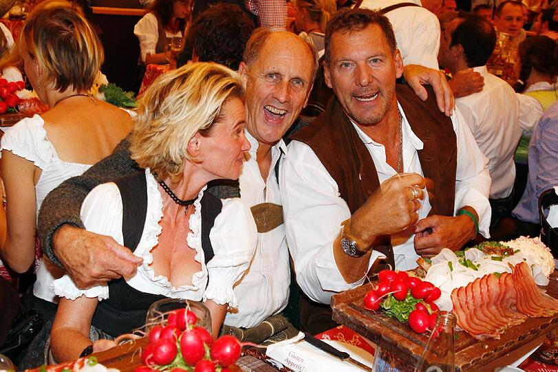 Uschi Schnitzer, Ex-Rennfahrer Hans-Joachim Stuck , Ralf Möller