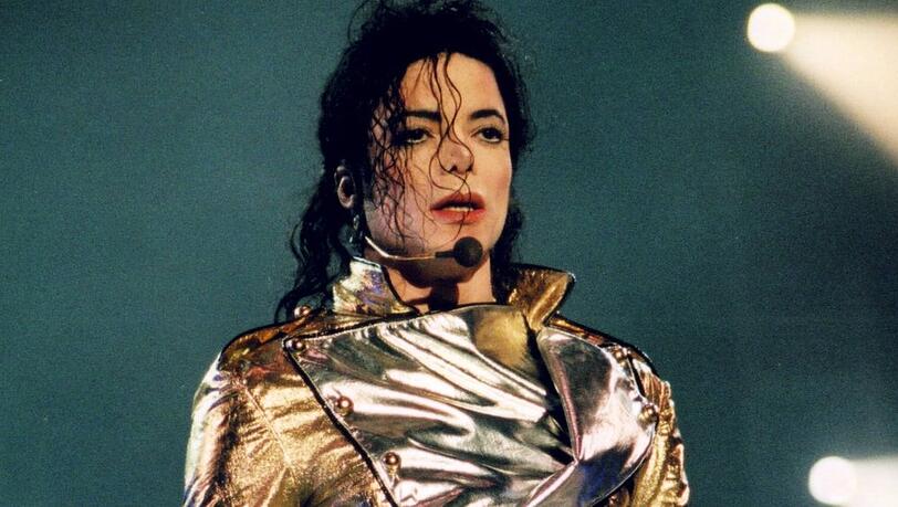 Michael Jackson 1997 in Wien auf der B&uuml;hne.
