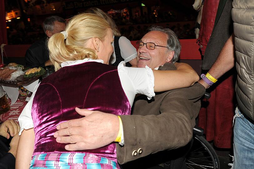 Veronica Ferres und Udo Reiter