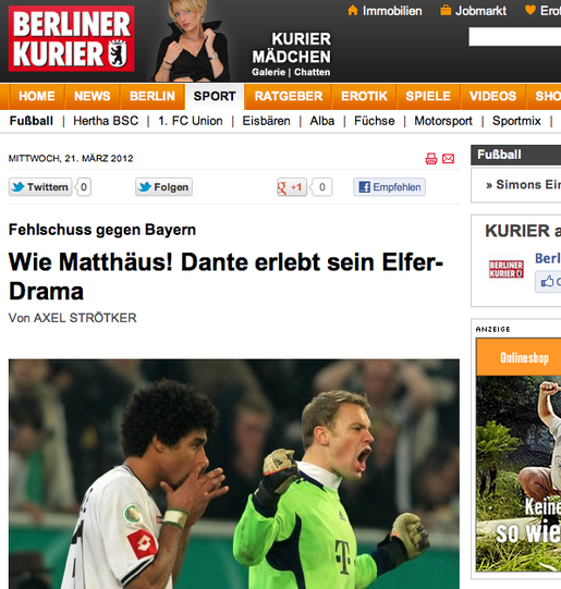 DFB-Pokal: Bayern im Halbfinale: Die Pressestimmen - FC Bayern - Abendzeitung München