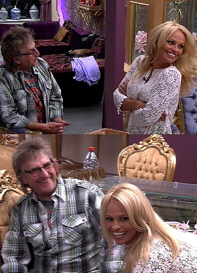Ex-Baywatch-Nixe Pamela Anderson ist ins Big Brother Haus eingezogen. Martin Semmelrogge startet sofort eine Charme-Offensive. Wie reagieren die anderen Bewohner? Und warum fehlt auf einmal der Massagestuhl? Die Bilder!