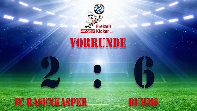 Bumms gewinnt überlegen mit 2:6. Bumms gewinnt überlegen mit 2:6.