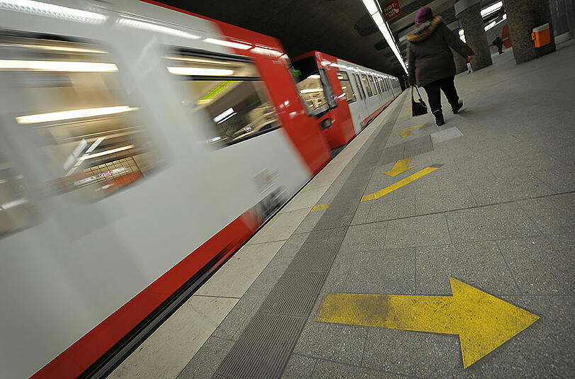 Der Vorfall ereignete sich an Neujahr 2016 in der Nürnberger U-Bahn.
