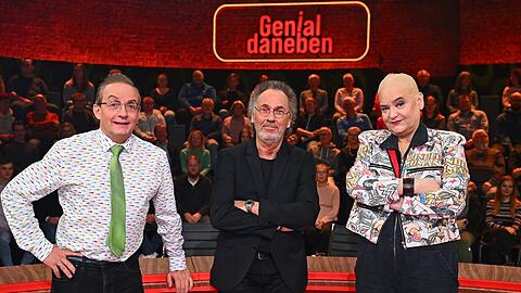 Wigald Boning, Hugo Egon Balder und Hella von Sinnen sind das Team von "Genial daneben".