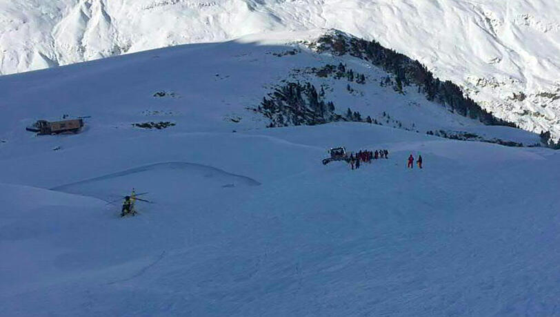 Blick auf das Skigebiet von Obergurgl, wo die 33-Jährige von der Lawine verschüttet wurde. Blick auf das Skigebiet von Obergurgl, wo die 33-Jährige von der Lawine verschüttet wurde.