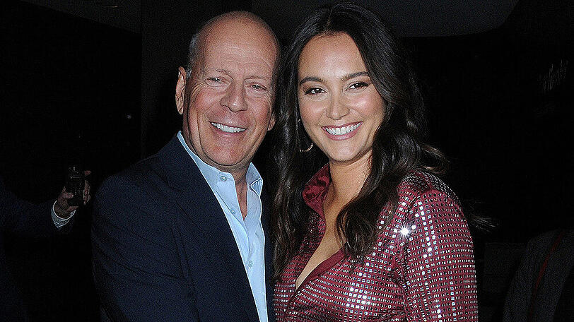 Bruce Willis und Emma Heming auf einer Premiere Ende 2019