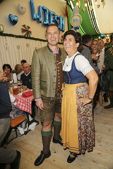 BMW Armbrustschießen: Peter Inselkammer mit Frau Katharina