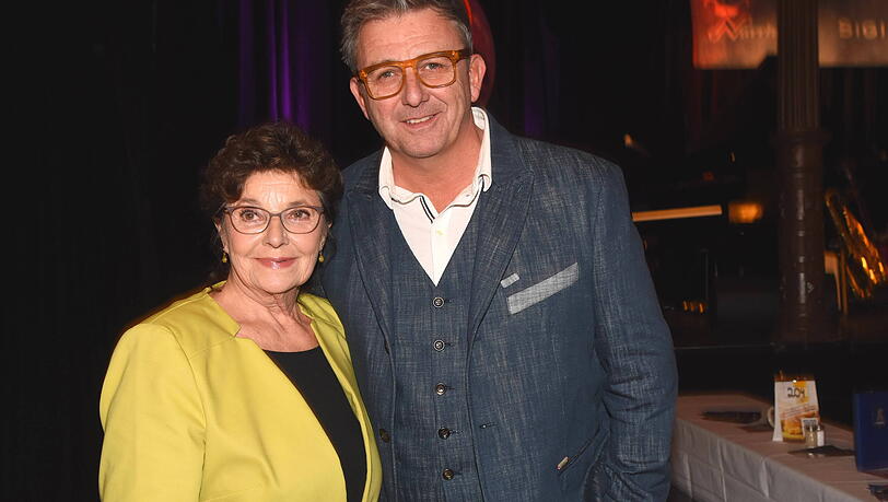 Monika Baumgartner und ihr "Bergdoktor"-Kollege Hans Sigl im November 2024.