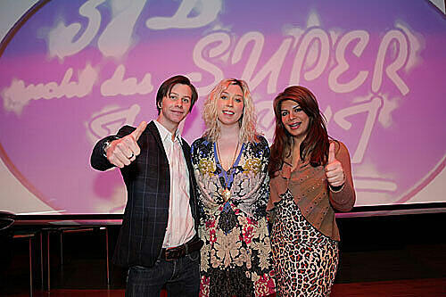 Die kompetente Jury: Jonathan Beck , Kimberly Hoppe und  Indira