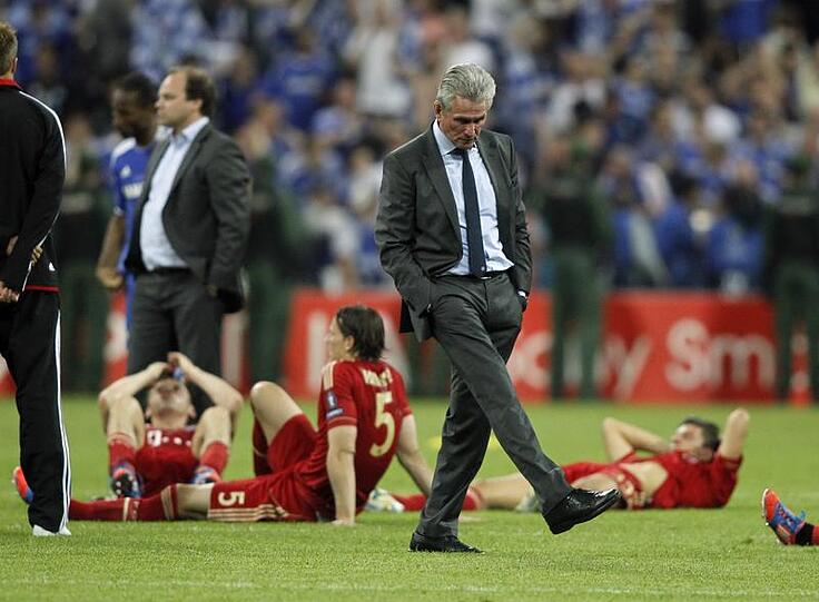 Auch für einen erfahrenen Mann wie Heynckes ein Moment großer Leere - die Niederlage im Finale der Champions League 2012.