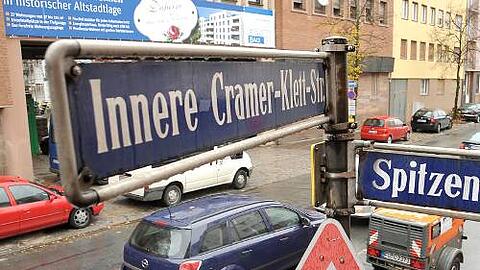 Staufalle Innere Cramer-Klett-Straße: Die Einbahnregelung wird demnächst abgeschafft.