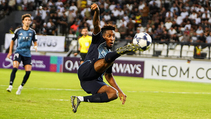 Jetzt in Saudi-Arabien bei Al-Nassr am Ball: Coman. Jetzt in Saudi-Arabien bei Al-Nassr am Ball: Coman.