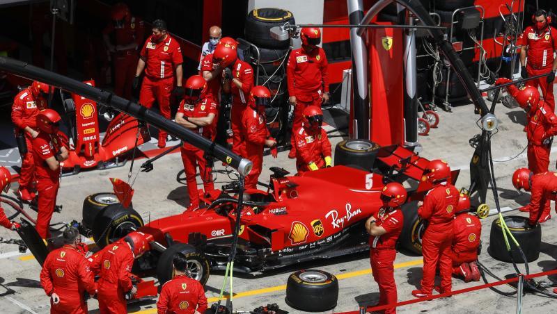 Sebastian Vettel und Ferrari erlebten beim zweiten Spielberg-Rennen einen rabenschwarzen Tag. Sebastian Vettel und Ferrari erlebten beim zweiten Spielberg-Rennen einen rabenschwarzen Tag.