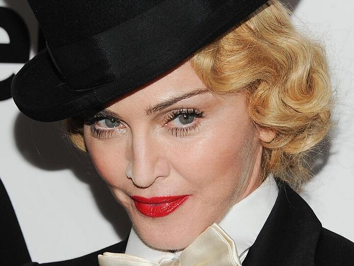 Die Pop-Diva bei der Premiere von "Madonna: The MDNA Tour" in Paris