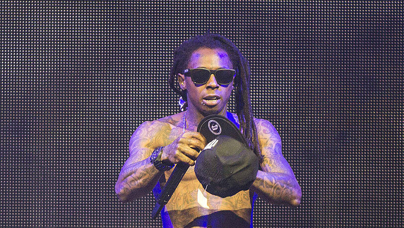 Lil Wayne bei einem Auftritt in Atlanta Lil Wayne bei einem Auftritt in Atlanta