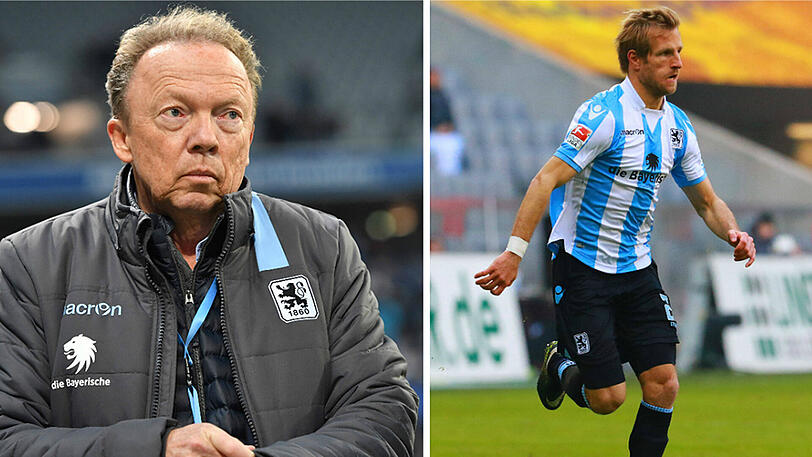"Ich bin froh, dass er sein Können nach einer schweren Zeit immer mehr abruft", sagt 1860-Präsident Peter Cassalette über Stefan Aigner.