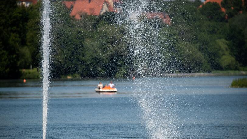 Die Polizei hat einen Mann am Wöhrder See wegen sexueller Belästigung festgenommen. (Archivbild)