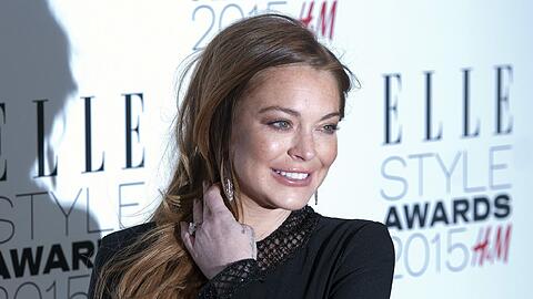 Lindsay Lohan bei den Elle Style Awards 2015 in London