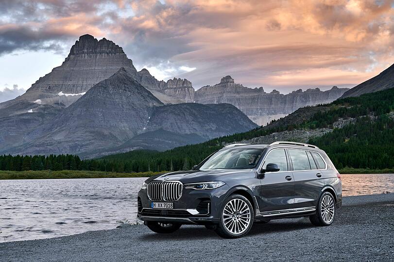 Ein brandneuer BMW X7, der in den USA hergestellt wird.