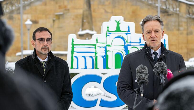 Wollen mehr Befugnisse f&uuml;r Ermittler: der CSU-Fraktionschef (l) und der BKA-Pr&auml;sident.