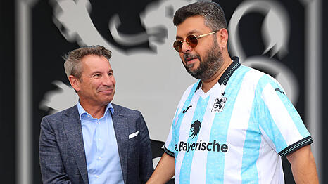 1860-Pr&auml;sident Gernot Mang und Investor Hasan Ismaik sind derzeit gefordert, den drohenden Absturz der L&ouml;wen in die Regionalliga zu verhindern.