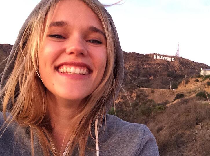 Kommt bald der Sprung nach Hollywood? Sarah Eleena Timpe in L.A.