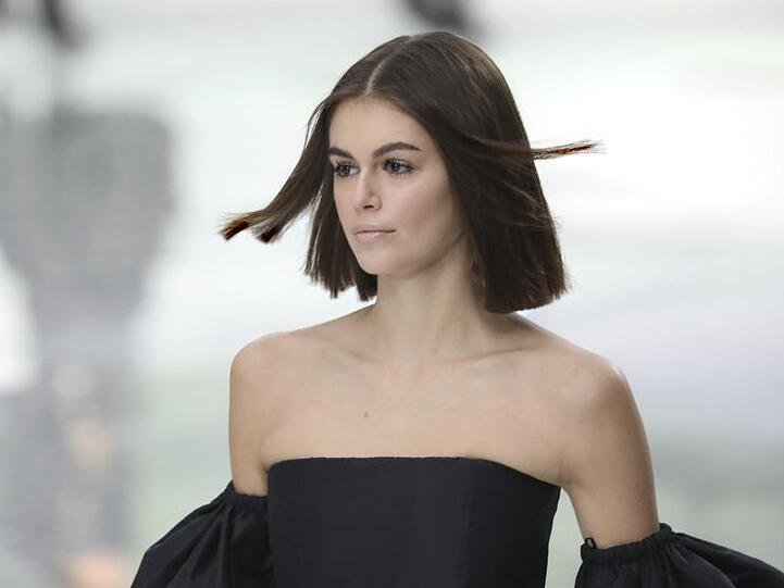 Model Kaia Gerber bei der Show von Chanel in Paris.
