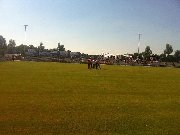 Der FC Bayern testet gegen den SV Seligenporten. Hier gibt's die ersten Bilder vom Spielfeld.