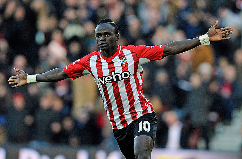 Überflieger: Sadio Mané hält den Rekord für den schnellsten Hattrick der Premier-League-Geschichte.