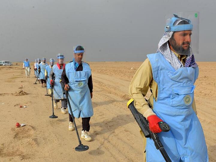 Minenräumaktion in Afghanistan im März 2018.