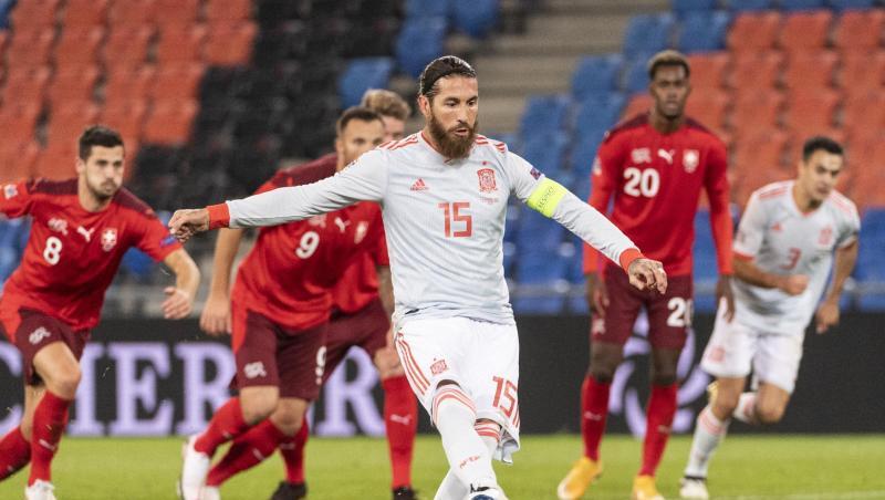 Der Spanier Sergio Ramos scheiterte in seinem 177. Länderspiel gleich zweimal vom Elfmeterpunkt.