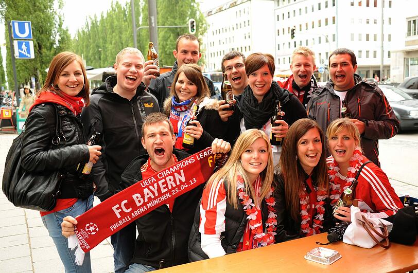 Geschichten, Fans und Skurilitäten: Stimmungsvolle Fotos aus München zum großen Finale in Wembley