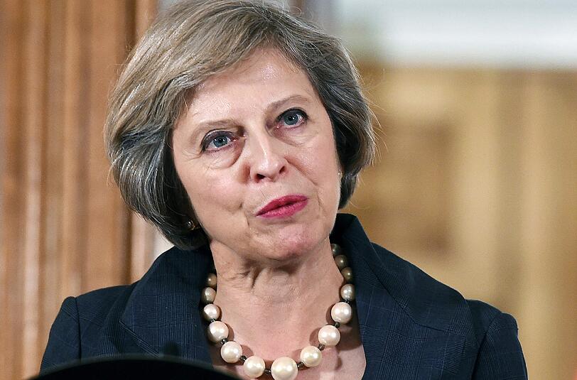 Die britische Premierministern Theresa May. Foto: Andy Rain