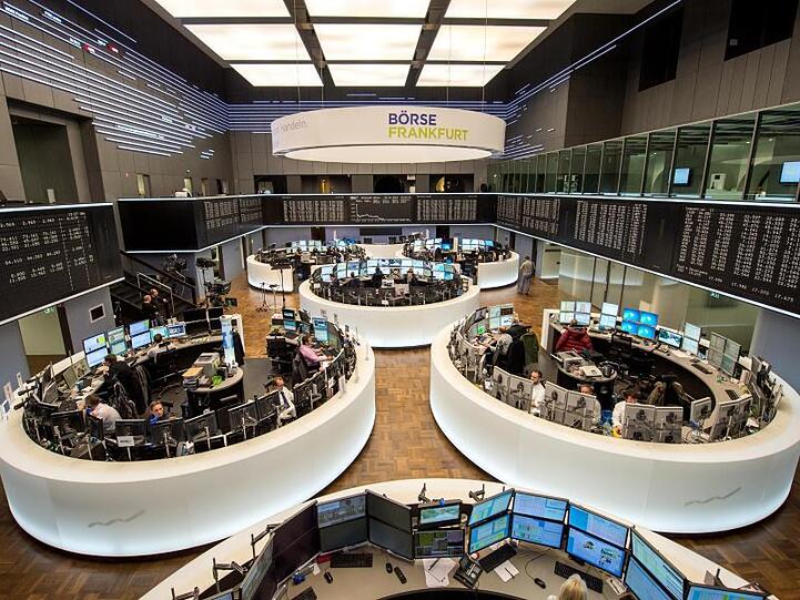 Die Börse in Frankfurt.