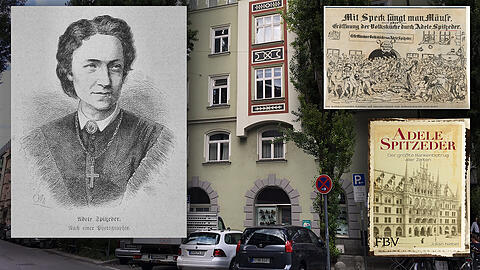 Sie trieb mit der "Spitzeder&rsquo;schen Privatbank" Tausende Handwerker, Arbeiter, Dienstboten und kleine Bauern in den Ruin: Adele Spitzeder (1832-1895). Das Geld bunkerte sie säckeweise in ihrem Schlafzimmer.