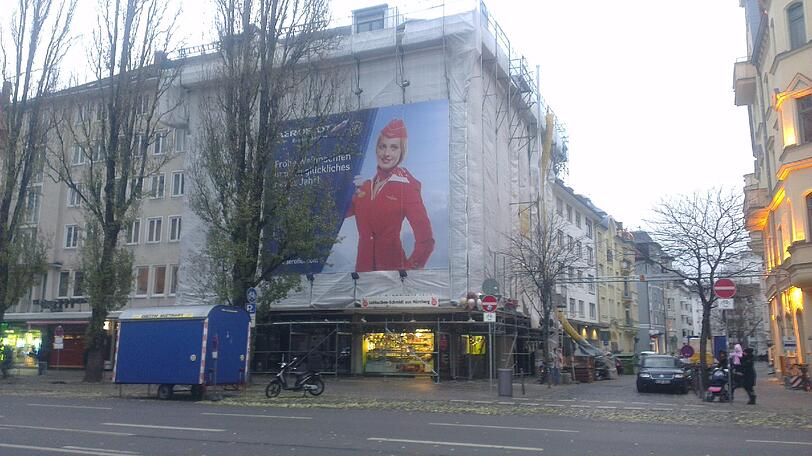 ...gut jedes zweite Haus ist eine Baustelle...