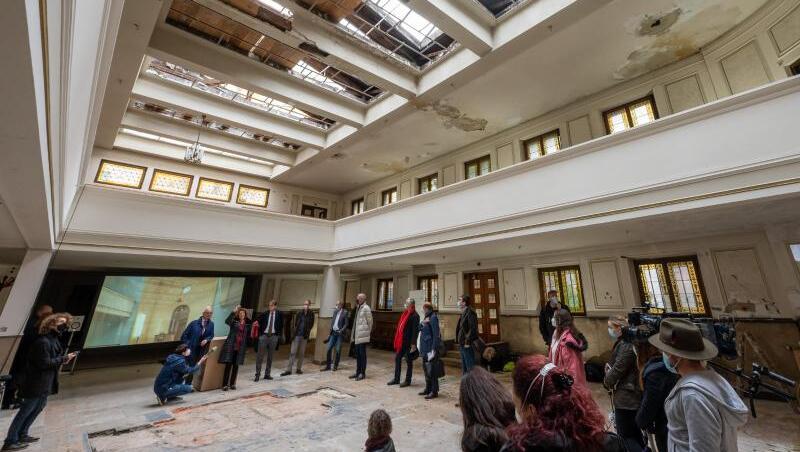 Blick in die einstige Münchner Hauptsynagoge.