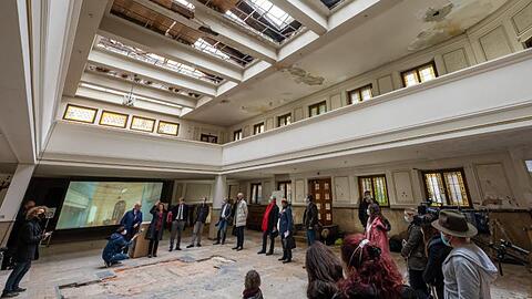 Blick in die einstige Münchner Hauptsynagoge.